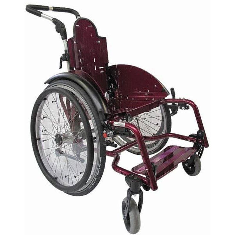 Kantelbarer Rollstuhl mit verstellbarer Sitzabduktion