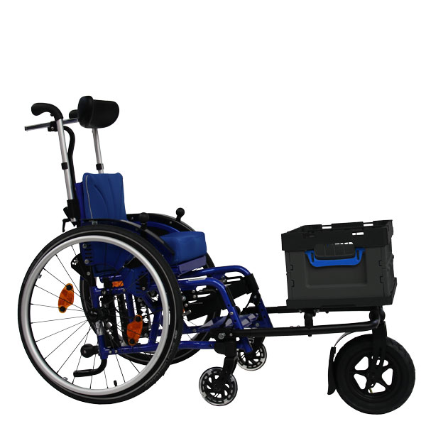 Lenk- Schiebehilfe mit Transportbox