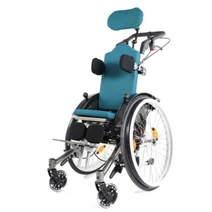 Kantelrollstuhl Kinder Mio Move titangrau petrol
