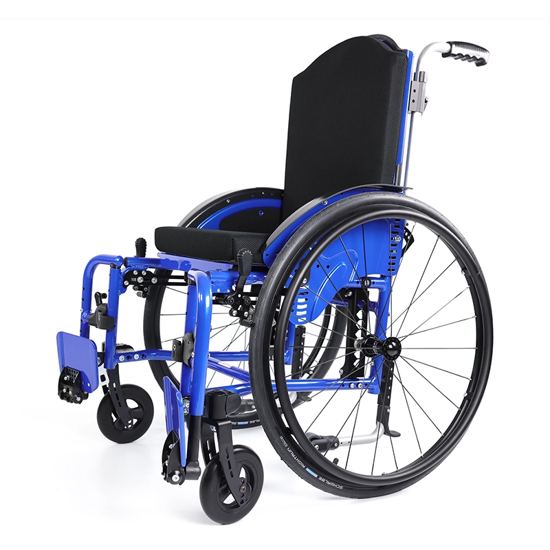 Starrrahmenrollstuhl Vector BSA mit abgeschwenkten Beinstützen