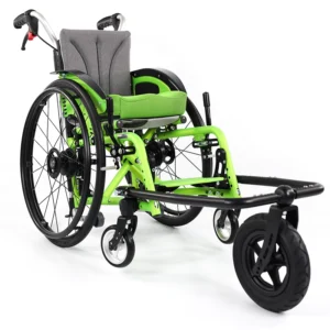 Faltrollstuhl Jump alpha mit Lenk- und Schiebehilfe